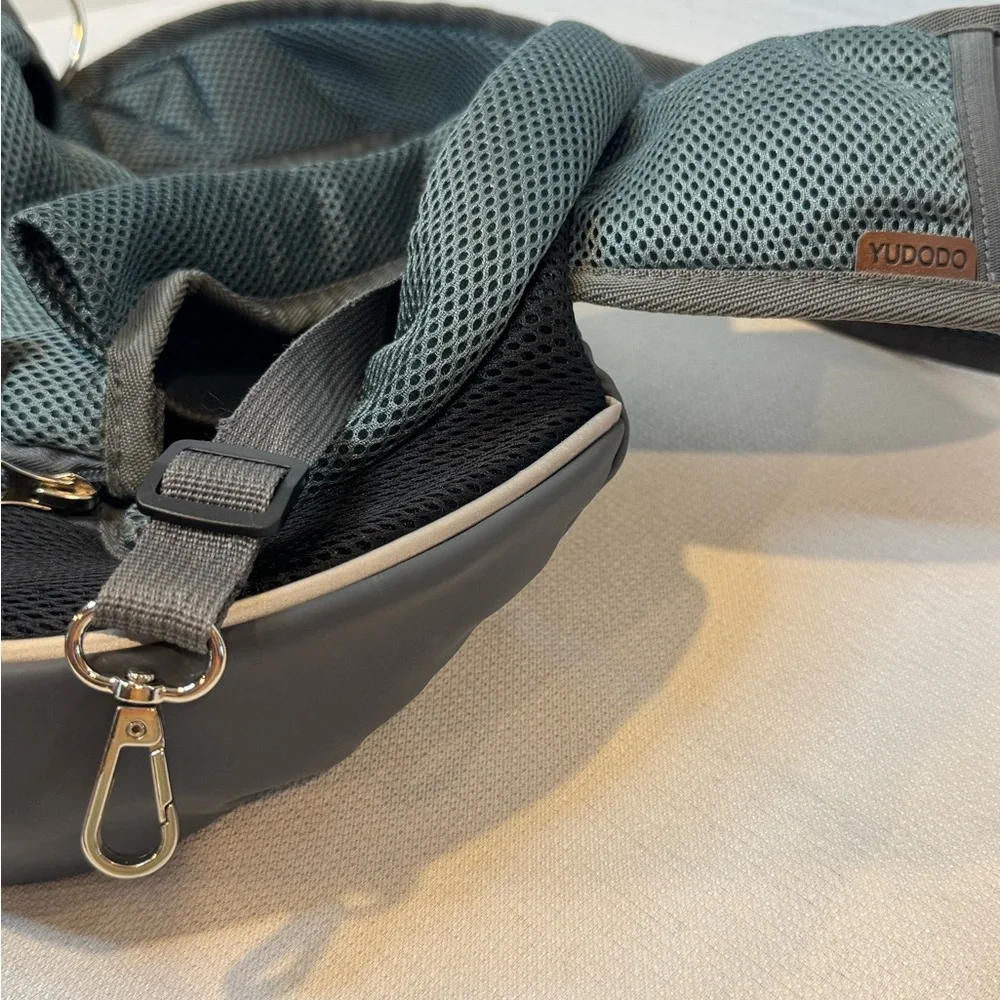 YUDODO Pet Sling Carrier for Small Dogs & Cats Hands Free Breathable Mesh